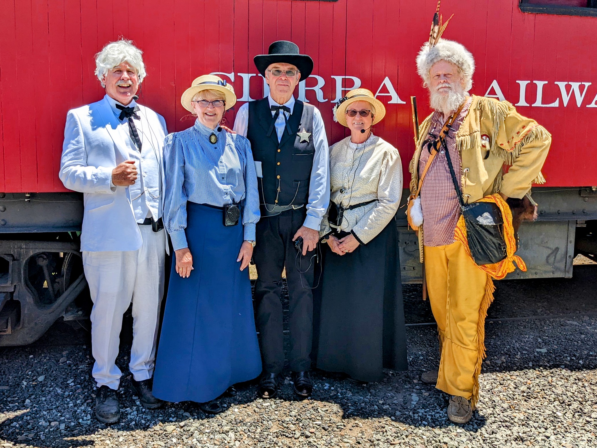 Living history cast